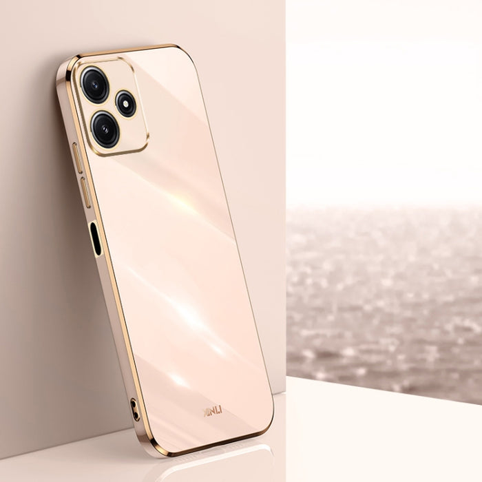 XINLI Straight Edge 6D Electroplate TPU Funda para teléfono, For Xiaomi Redmi Note 12S 4G, For Xiaomi Redmi Note 12 Pro 4G, For Xiaomi Redmi Note 12 Turbo, For Xiaomi Civi 3 5G, For Xiaomi Poco C55 4G, For Xiaomi Redmi Note 12 5G Global
