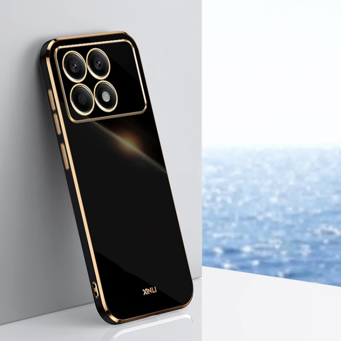 XINLI Straight Edge 6D Electroplate TPU Funda para teléfono, For Xiaomi Redmi Note 12S 4G, For Xiaomi Redmi Note 12 Pro 4G, For Xiaomi Redmi Note 12 Turbo, For Xiaomi Civi 3 5G, For Xiaomi Poco C55 4G, For Xiaomi Redmi Note 12 5G Global