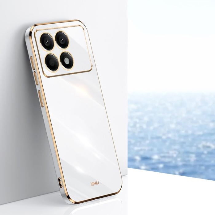XINLI Straight Edge 6D Electroplate TPU Funda para teléfono, For Xiaomi Redmi Note 12S 4G, For Xiaomi Redmi Note 12 Pro 4G, For Xiaomi Redmi Note 12 Turbo, For Xiaomi Civi 3 5G, For Xiaomi Poco C55 4G, For Xiaomi Redmi Note 12 5G Global