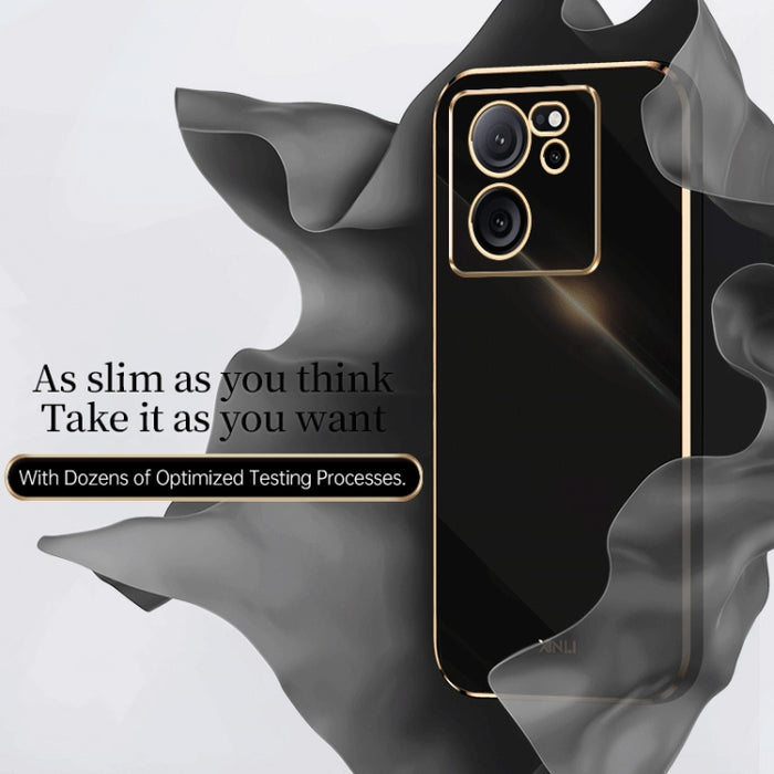 XINLI Straight Edge 6D Electroplate TPU Funda para teléfono, For Xiaomi Redmi Note 12S 4G, For Xiaomi Redmi Note 12 Pro 4G, For Xiaomi Redmi Note 12 Turbo, For Xiaomi Civi 3 5G, For Xiaomi Poco C55 4G, For Xiaomi Redmi Note 12 5G Global