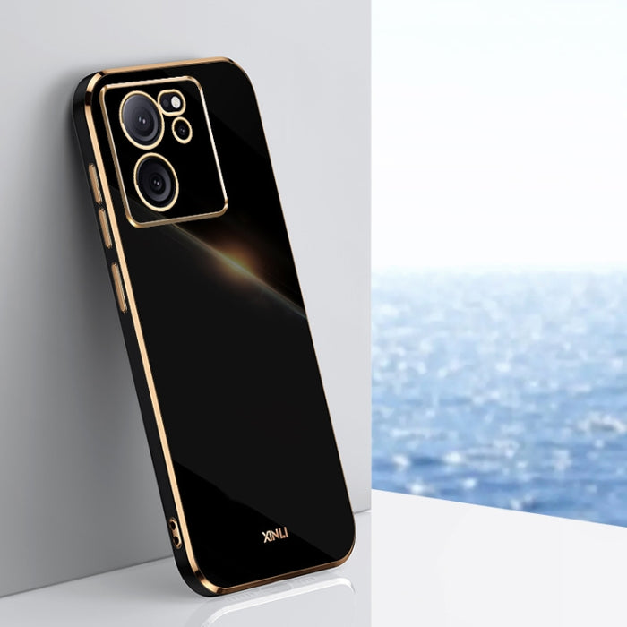 XINLI Straight Edge 6D Electroplate TPU Funda para teléfono, For Xiaomi Redmi Note 12S 4G, For Xiaomi Redmi Note 12 Pro 4G, For Xiaomi Redmi Note 12 Turbo, For Xiaomi Civi 3 5G, For Xiaomi Poco C55 4G, For Xiaomi Redmi Note 12 5G Global