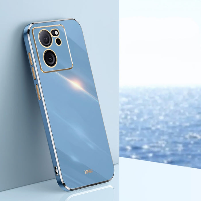 XINLI Straight Edge 6D Electroplate TPU Funda para teléfono, For Xiaomi Redmi Note 12S 4G, For Xiaomi Redmi Note 12 Pro 4G, For Xiaomi Redmi Note 12 Turbo, For Xiaomi Civi 3 5G, For Xiaomi Poco C55 4G, For Xiaomi Redmi Note 12 5G Global