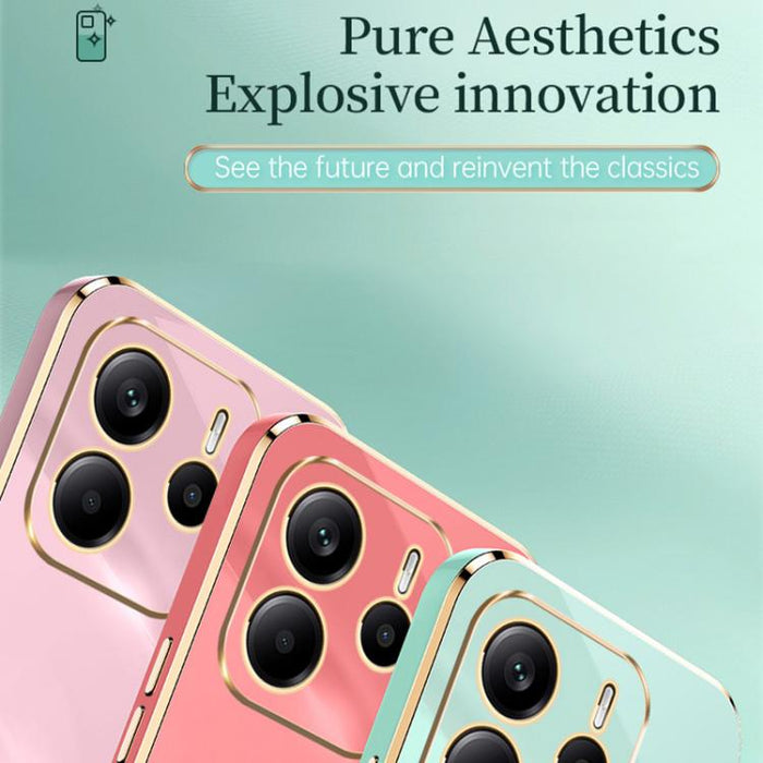 XINLI Straight Edge 6D Electroplate TPU Funda para teléfono, For Xiaomi Redmi Note 13 4G, For Xiaomi Redmi 13C 5G, For Xiaomi Redmi K70E, For Xiaomi 14 Pro, For Xiaomi 14, For Xiaomi Redmi Note 13 5G, For Xiaomi Redmi 13C 4G, For Xiaomi Redmi Note 13 P...
