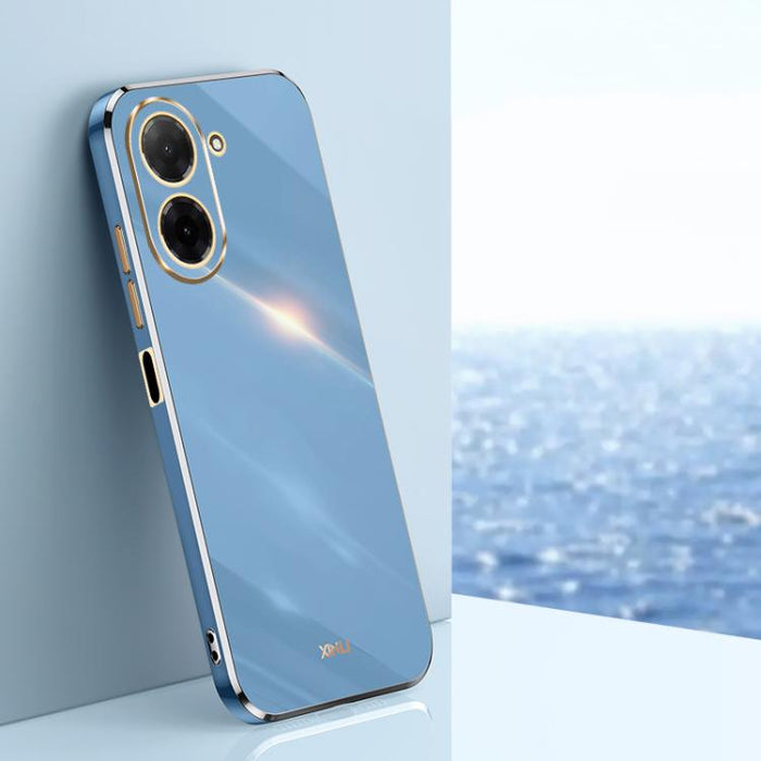 XINLI Straight Edge 6D Electroplate TPU Funda para teléfono, For Redmi 15 5G Global/15 4G SEA 169.5, For Redmi 15 5G / 4G EU 171mm, For Redmi A5 4G 171.7mm / Poco C71, For Redmi Turbo 4 Pro, For Redmi Note 14 Pro 4G Global, For Redmi Note 14 4G 163.25m...