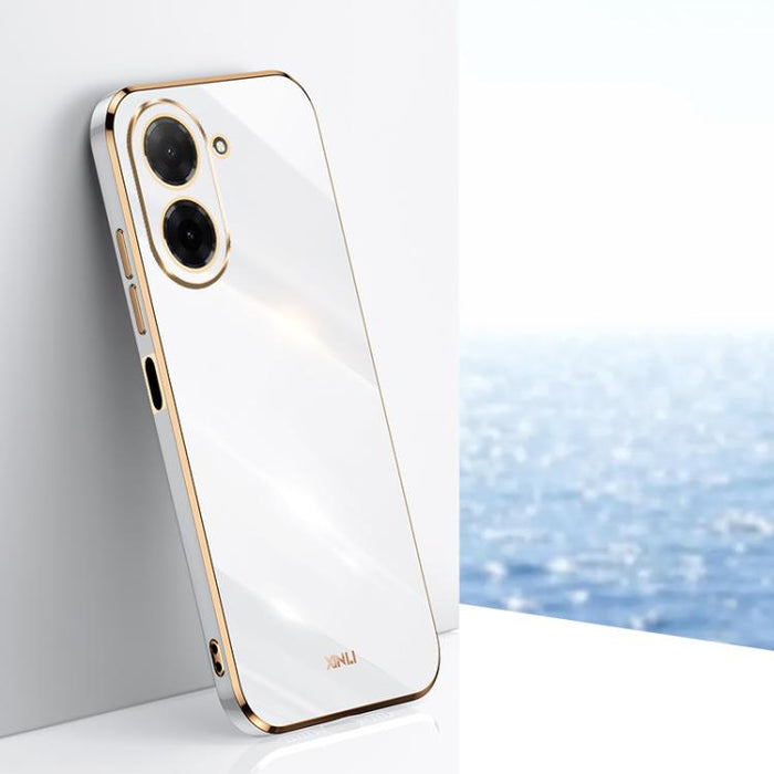 XINLI Straight Edge 6D Electroplate TPU Funda para teléfono, For Redmi 15 5G Global/15 4G SEA 169.5, For Redmi 15 5G / 4G EU 171mm, For Redmi A5 4G 171.7mm / Poco C71, For Redmi Turbo 4 Pro, For Redmi Note 14 Pro 4G Global, For Redmi Note 14 4G 163.25m...