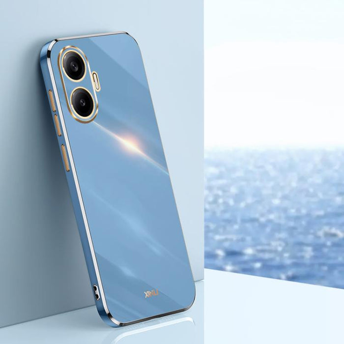 XINLI Straight Edge 6D Electroplate TPU Funda para teléfono, For Redmi 15 5G Global/15 4G SEA 169.5, For Redmi 15 5G / 4G EU 171mm, For Redmi A5 4G 171.7mm / Poco C71, For Redmi Turbo 4 Pro, For Redmi Note 14 Pro 4G Global, For Redmi Note 14 4G 163.25m...