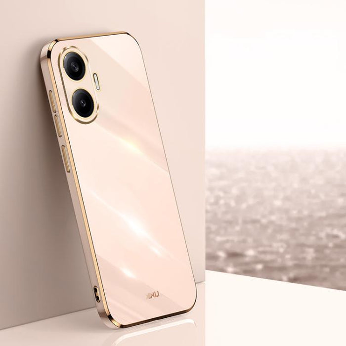 XINLI Straight Edge 6D Electroplate TPU Funda para teléfono, For Redmi 15 5G Global/15 4G SEA 169.5, For Redmi 15 5G / 4G EU 171mm, For Redmi A5 4G 171.7mm / Poco C71, For Redmi Turbo 4 Pro, For Redmi Note 14 Pro 4G Global, For Redmi Note 14 4G 163.25m...