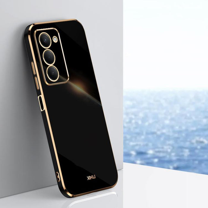 XINLI Straight Edge 6D Electroplate TPU Funda para teléfono, For Redmi 15 5G Global/15 4G SEA 169.5, For Redmi 15 5G / 4G EU 171mm, For Redmi A5 4G 171.7mm / Poco C71, For Redmi Turbo 4 Pro, For Redmi Note 14 Pro 4G Global, For Redmi Note 14 4G 163.25m...