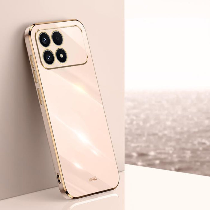 XINLI Straight Edge 6D Electroplate TPU Funda para teléfono, For Redmi 15 5G Global/15 4G SEA 169.5, For Redmi 15 5G / 4G EU 171mm, For Redmi A5 4G 171.7mm / Poco C71, For Redmi Turbo 4 Pro, For Redmi Note 14 Pro 4G Global, For Redmi Note 14 4G 163.25m...