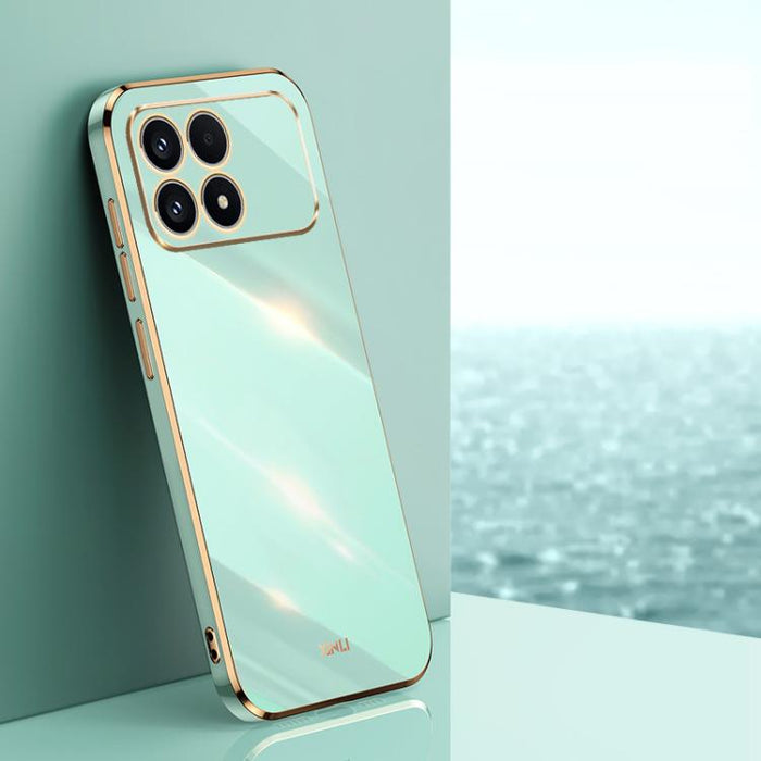 XINLI Straight Edge 6D Electroplate TPU Funda para teléfono, For Redmi 15 5G Global/15 4G SEA 169.5, For Redmi 15 5G / 4G EU 171mm, For Redmi A5 4G 171.7mm / Poco C71, For Redmi Turbo 4 Pro, For Redmi Note 14 Pro 4G Global, For Redmi Note 14 4G 163.25m...