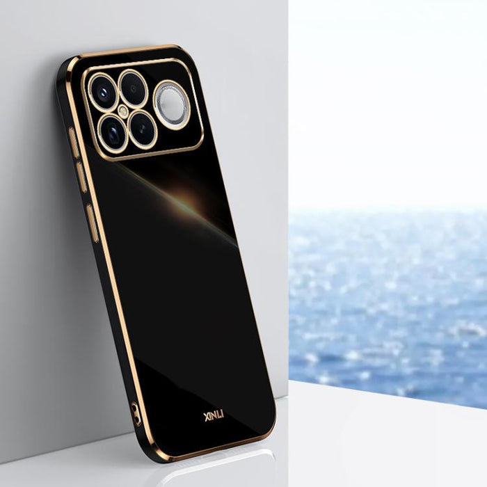 XINLI Straight Edge 6D Electroplate TPU Funda para teléfono, For Redmi 15 5G Global/15 4G SEA 169.5, For Redmi 15 5G / 4G EU 171mm, For Redmi A5 4G 171.7mm / Poco C71, For Redmi Turbo 4 Pro, For Redmi Note 14 Pro 4G Global, For Redmi Note 14 4G 163.25m...