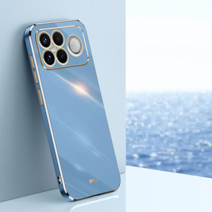 XINLI Straight Edge 6D Electroplate TPU Funda para teléfono, For Redmi 15 5G Global/15 4G SEA 169.5, For Redmi 15 5G / 4G EU 171mm, For Redmi A5 4G 171.7mm / Poco C71, For Redmi Turbo 4 Pro, For Redmi Note 14 Pro 4G Global, For Redmi Note 14 4G 163.25m...