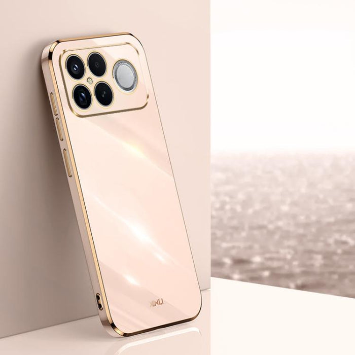 XINLI Straight Edge 6D Electroplate TPU Funda para teléfono, For Redmi 15 5G Global/15 4G SEA 169.5, For Redmi 15 5G / 4G EU 171mm, For Redmi A5 4G 171.7mm / Poco C71, For Redmi Turbo 4 Pro, For Redmi Note 14 Pro 4G Global, For Redmi Note 14 4G 163.25m...