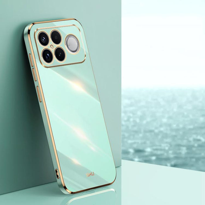 XINLI Straight Edge 6D Electroplate TPU Funda para teléfono, For Redmi 15 5G Global/15 4G SEA 169.5, For Redmi 15 5G / 4G EU 171mm, For Redmi A5 4G 171.7mm / Poco C71, For Redmi Turbo 4 Pro, For Redmi Note 14 Pro 4G Global, For Redmi Note 14 4G 163.25m...
