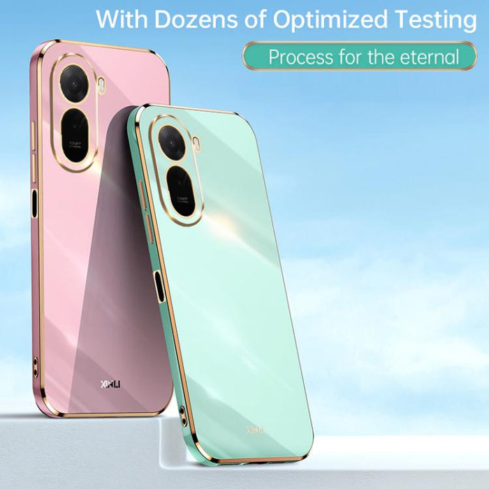 XINLI Straight Edge 6D Electroplate TPU Funda para teléfono, For Redmi 15 5G Global/15 4G SEA 169.5, For Redmi 15 5G / 4G EU 171mm, For Redmi A5 4G 171.7mm / Poco C71, For Redmi Turbo 4 Pro, For Redmi Note 14 Pro 4G Global, For Redmi Note 14 4G 163.25m...