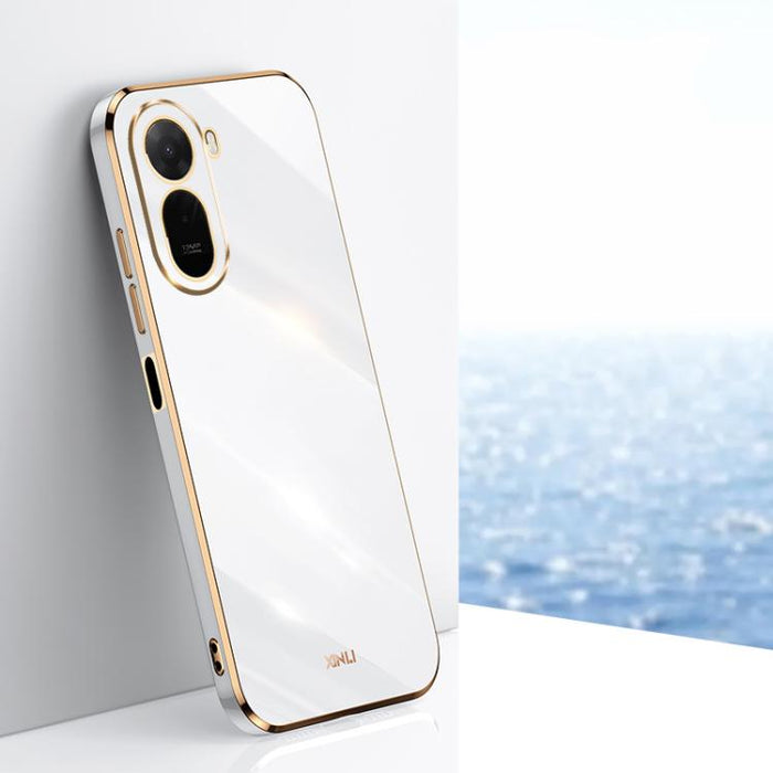 XINLI Straight Edge 6D Electroplate TPU Funda para teléfono, For Redmi 15 5G Global/15 4G SEA 169.5, For Redmi 15 5G / 4G EU 171mm, For Redmi A5 4G 171.7mm / Poco C71, For Redmi Turbo 4 Pro, For Redmi Note 14 Pro 4G Global, For Redmi Note 14 4G 163.25m...