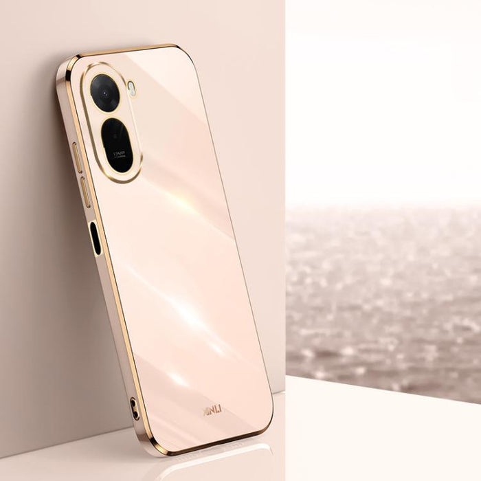 XINLI Straight Edge 6D Electroplate TPU Funda para teléfono, For Redmi 15 5G Global/15 4G SEA 169.5, For Redmi 15 5G / 4G EU 171mm, For Redmi A5 4G 171.7mm / Poco C71, For Redmi Turbo 4 Pro, For Redmi Note 14 Pro 4G Global, For Redmi Note 14 4G 163.25m...