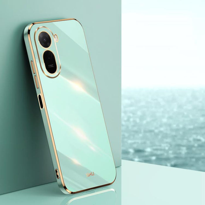XINLI Straight Edge 6D Electroplate TPU Funda para teléfono, For Redmi 15 5G Global/15 4G SEA 169.5, For Redmi 15 5G / 4G EU 171mm, For Redmi A5 4G 171.7mm / Poco C71, For Redmi Turbo 4 Pro, For Redmi Note 14 Pro 4G Global, For Redmi Note 14 4G 163.25m...