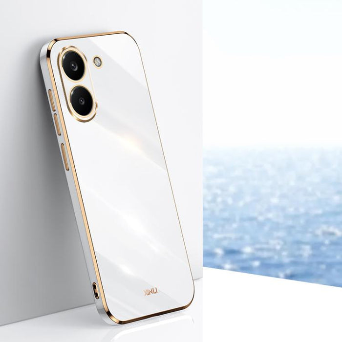 XINLI Straight Edge 6D Electroplate TPU Funda para teléfono, For Redmi 15 5G Global/15 4G SEA 169.5, For Redmi 15 5G / 4G EU 171mm, For Redmi A5 4G 171.7mm / Poco C71, For Redmi Turbo 4 Pro, For Redmi Note 14 Pro 4G Global, For Redmi Note 14 4G 163.25m...