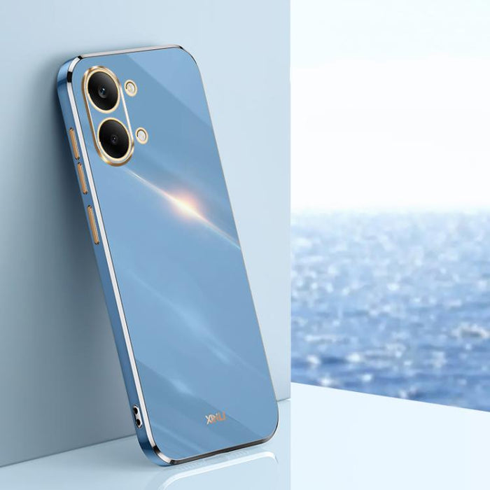 XINLI Straight Edge 6D Electroplate TPU Funda para teléfono, For Redmi 15 5G Global/15 4G SEA 169.5, For Redmi 15 5G / 4G EU 171mm, For Redmi A5 4G 171.7mm / Poco C71, For Redmi Turbo 4 Pro, For Redmi Note 14 Pro 4G Global, For Redmi Note 14 4G 163.25m...