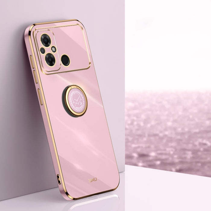 XINLI Straight Edge 6D Electroplate TPU Funda para teléfono con soporte para anillo, For Xiaomi Redmi K70, For Xiaomi Redmi 12 4G, For Xiaomi Redmi Note 12S 4G, For Xiaomi Redmi Note 12 Pro 4G, For Xiaomi Redmi Note 12 Turbo, For Xiaomi Civi 3 5G      ...