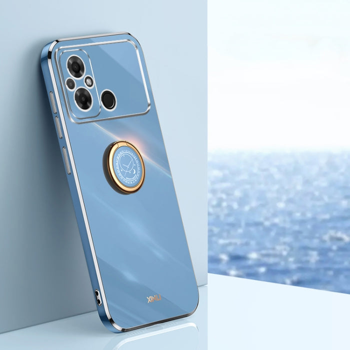 XINLI Straight Edge 6D Electroplate TPU Funda para teléfono con soporte para anillo, For Xiaomi Redmi K70, For Xiaomi Redmi 12 4G, For Xiaomi Redmi Note 12S 4G, For Xiaomi Redmi Note 12 Pro 4G, For Xiaomi Redmi Note 12 Turbo, For Xiaomi Civi 3 5G      ...