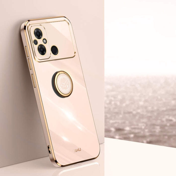 XINLI Straight Edge 6D Electroplate TPU Funda para teléfono con soporte para anillo, For Xiaomi Redmi K70, For Xiaomi Redmi 12 4G, For Xiaomi Redmi Note 12S 4G, For Xiaomi Redmi Note 12 Pro 4G, For Xiaomi Redmi Note 12 Turbo, For Xiaomi Civi 3 5G      ...