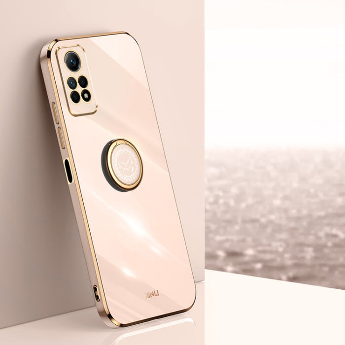 XINLI Straight Edge 6D Electroplate TPU Funda para teléfono con soporte para anillo, For Xiaomi Redmi K70, For Xiaomi Redmi 12 4G, For Xiaomi Redmi Note 12S 4G, For Xiaomi Redmi Note 12 Pro 4G, For Xiaomi Redmi Note 12 Turbo, For Xiaomi Civi 3 5G      ...