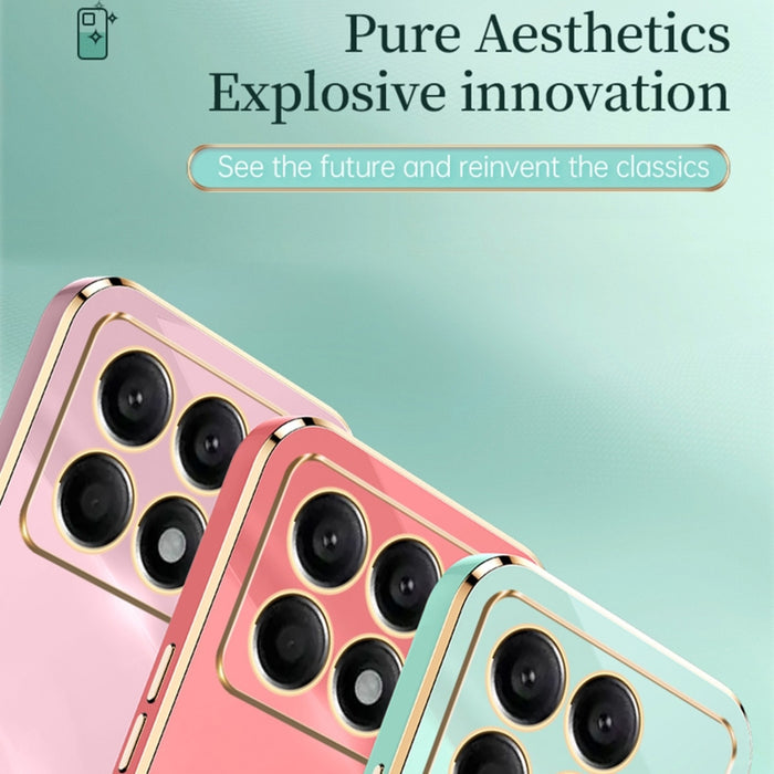 XINLI Straight Edge 6D Electroplate TPU Funda para teléfono con soporte para anillo, For Xiaomi Redmi K70, For Xiaomi Redmi 12 4G, For Xiaomi Redmi Note 12S 4G, For Xiaomi Redmi Note 12 Pro 4G, For Xiaomi Redmi Note 12 Turbo, For Xiaomi Civi 3 5G      ...