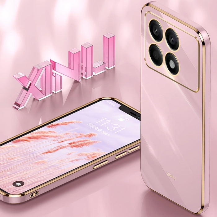 XINLI Straight Edge 6D Electroplate TPU Funda para teléfono con soporte para anillo, For Xiaomi Redmi K70, For Xiaomi Redmi 12 4G, For Xiaomi Redmi Note 12S 4G, For Xiaomi Redmi Note 12 Pro 4G, For Xiaomi Redmi Note 12 Turbo, For Xiaomi Civi 3 5G      ...