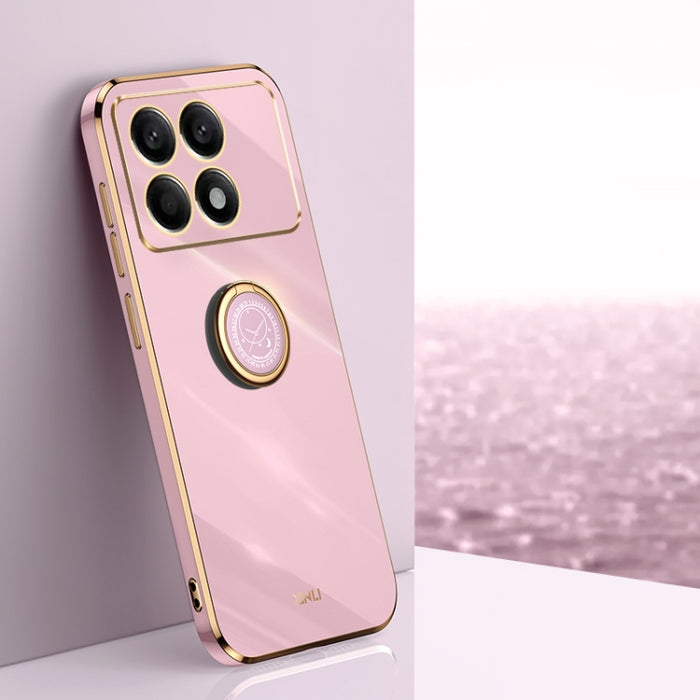 XINLI Straight Edge 6D Electroplate TPU Funda para teléfono con soporte para anillo, For Xiaomi Redmi K70, For Xiaomi Redmi 12 4G, For Xiaomi Redmi Note 12S 4G, For Xiaomi Redmi Note 12 Pro 4G, For Xiaomi Redmi Note 12 Turbo, For Xiaomi Civi 3 5G      ...