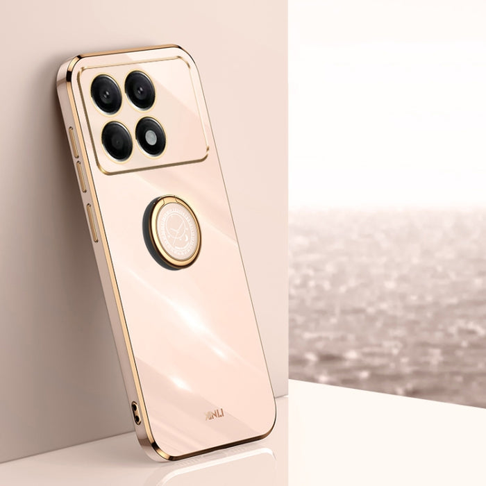 XINLI Straight Edge 6D Electroplate TPU Funda para teléfono con soporte para anillo, For Xiaomi Redmi K70, For Xiaomi Redmi 12 4G, For Xiaomi Redmi Note 12S 4G, For Xiaomi Redmi Note 12 Pro 4G, For Xiaomi Redmi Note 12 Turbo, For Xiaomi Civi 3 5G      ...