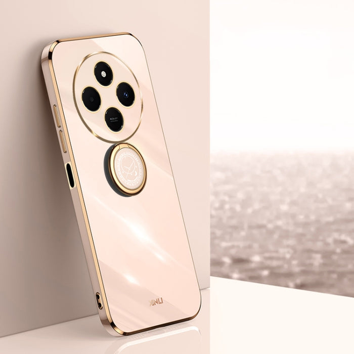 XINLI Straight Edge 6D Electroplate TPU Funda para teléfono con soporte para anillo, For Redmi 14C 4G, For Xiaomi Redmi Note 13 Pro 4G, For Xiaomi Redmi Note 13 4G, For Xiaomi Redmi 13C 5G, For Xiaomi Redmi K70E, For Xiaomi 14 Pro, For Xiaomi 14       ...