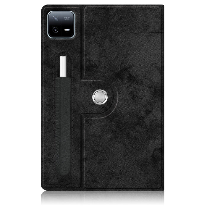 Estuche para tableta de cuero inteligente con soporte de rotación 360, For Xiaomi Pad 6 / 6 Pro
