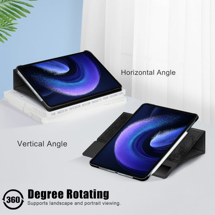 Estuche para tableta de cuero inteligente con soporte de rotación 360, For Xiaomi Pad 6 / 6 Pro