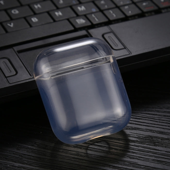 Funda protectora transparente de TPU suave para auriculares sin gancho