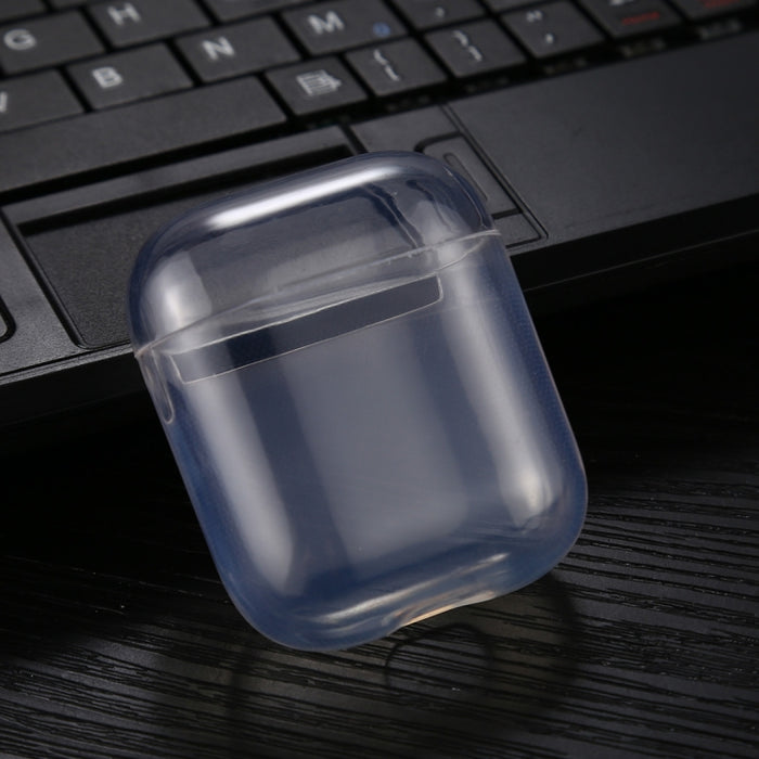 Funda protectora transparente de TPU suave para auriculares sin gancho