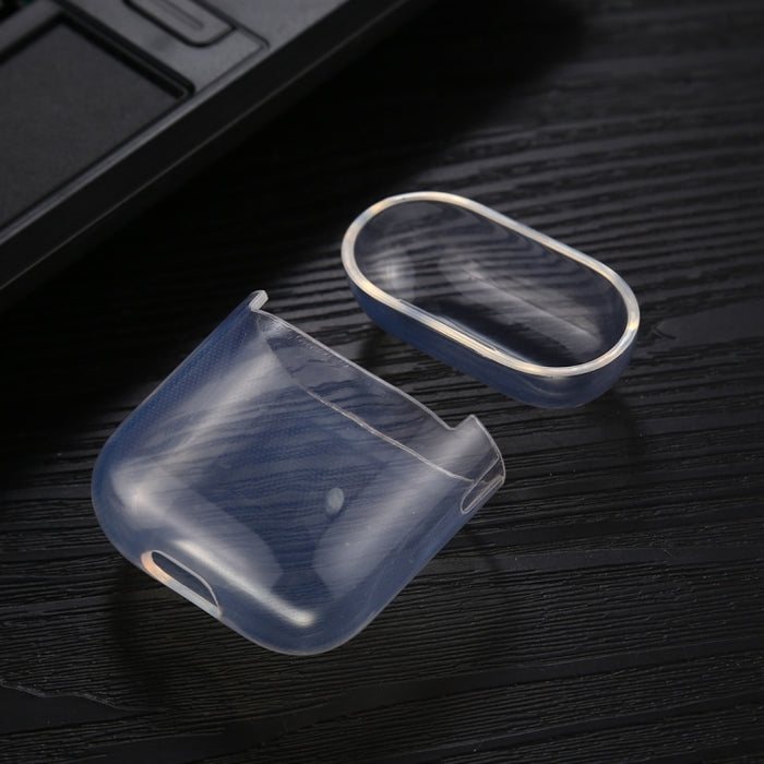 Funda protectora transparente de TPU suave para auriculares sin gancho