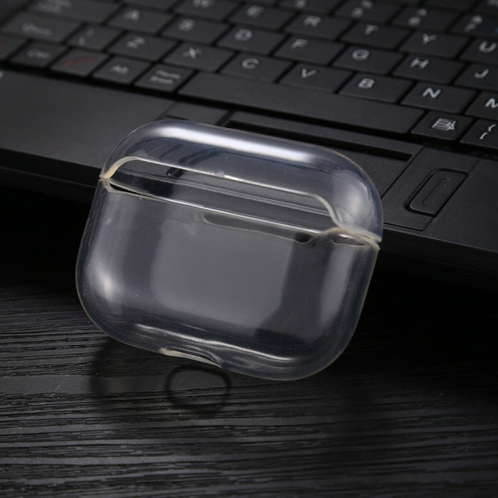 Funda protectora transparente de TPU suave para auriculares sin gancho