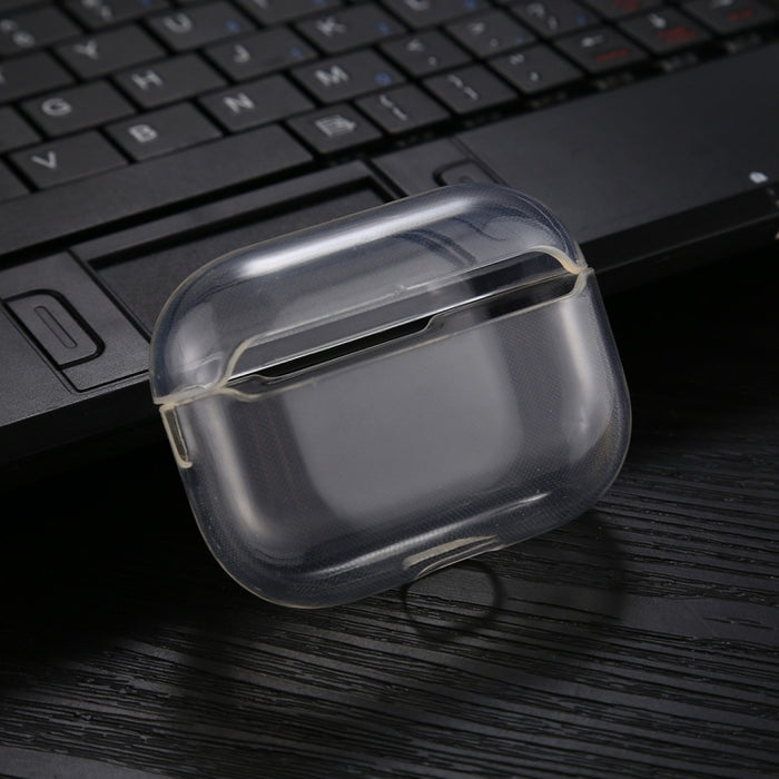 Funda protectora transparente de TPU suave para auriculares sin gancho