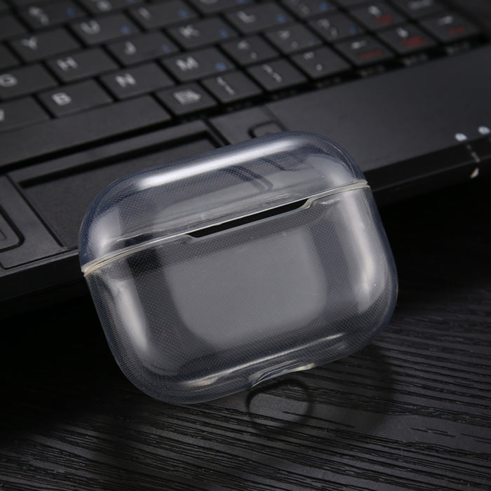 Funda protectora transparente de TPU suave para auriculares sin gancho