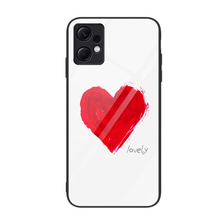 Caja de teléfono de vidrio pintado colorido, For Xiaomi Redmi Note 12 4G Global, For Xiaomi Redmi Note 12 Turbo