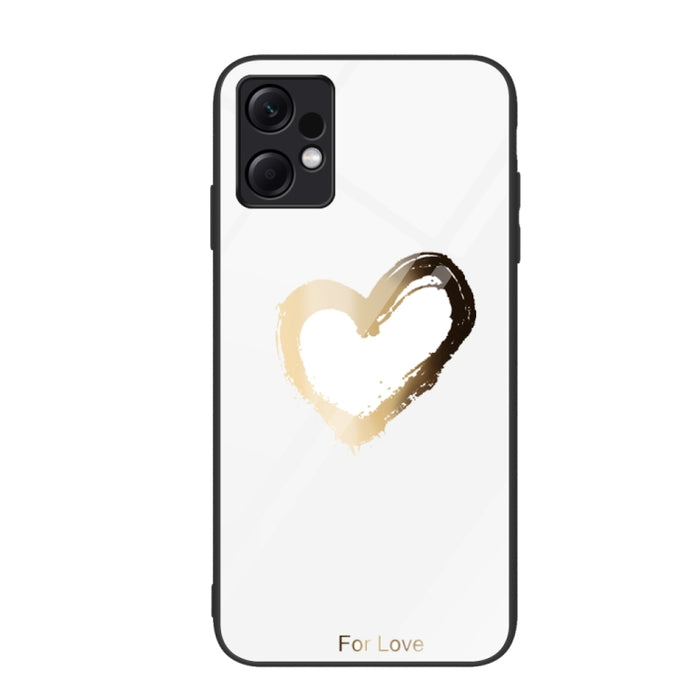 Caja de teléfono de vidrio pintado colorido, For Xiaomi Redmi Note 12 4G Global, For Xiaomi Redmi Note 12 Turbo