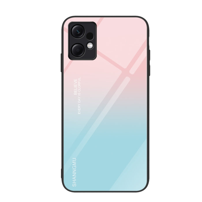 Caja de teléfono de vidrio pintado colorido, For Xiaomi Redmi Note 12 4G Global, For Xiaomi Redmi Note 12 Turbo