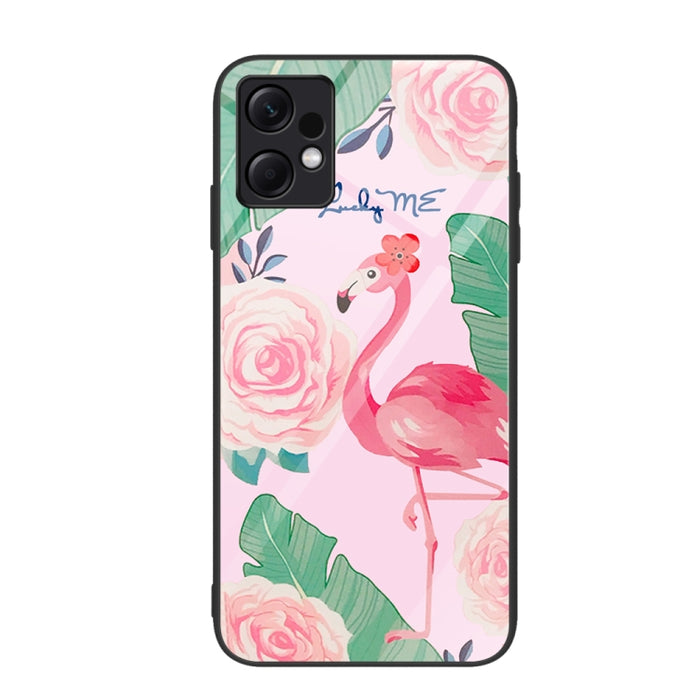 Caja de teléfono de vidrio pintado colorido, For Xiaomi Redmi Note 12 4G Global, For Xiaomi Redmi Note 12 Turbo