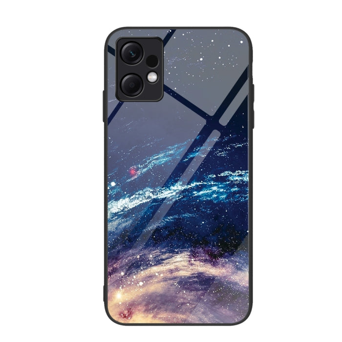 Caja de teléfono de vidrio pintado colorido, For Xiaomi Redmi Note 12 4G Global, For Xiaomi Redmi Note 12 Turbo