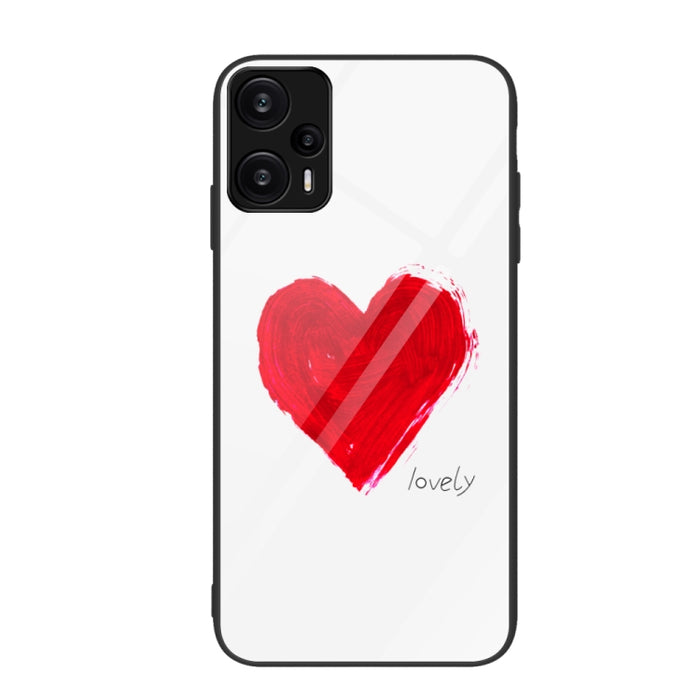 Caja de teléfono de vidrio pintado colorido, For Xiaomi Redmi Note 12 4G Global, For Xiaomi Redmi Note 12 Turbo
