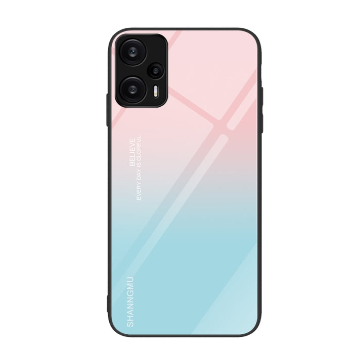 Caja de teléfono de vidrio pintado colorido, For Xiaomi Redmi Note 12 4G Global, For Xiaomi Redmi Note 12 Turbo