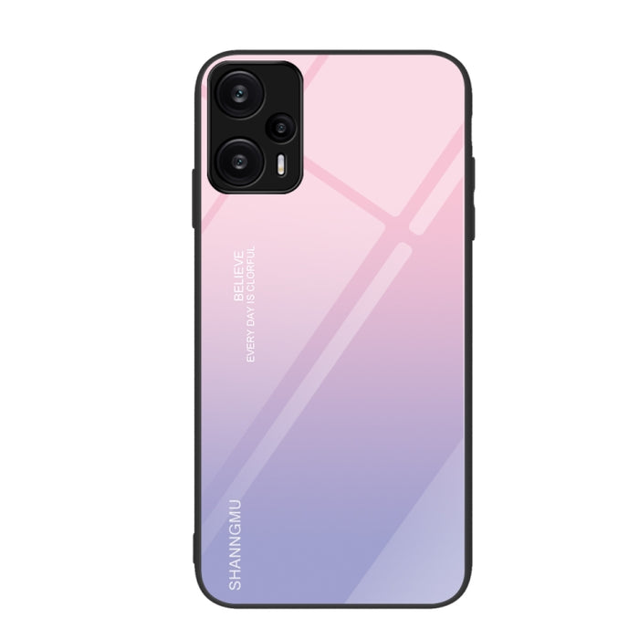 Caja de teléfono de vidrio pintado colorido, For Xiaomi Redmi Note 12 4G Global, For Xiaomi Redmi Note 12 Turbo