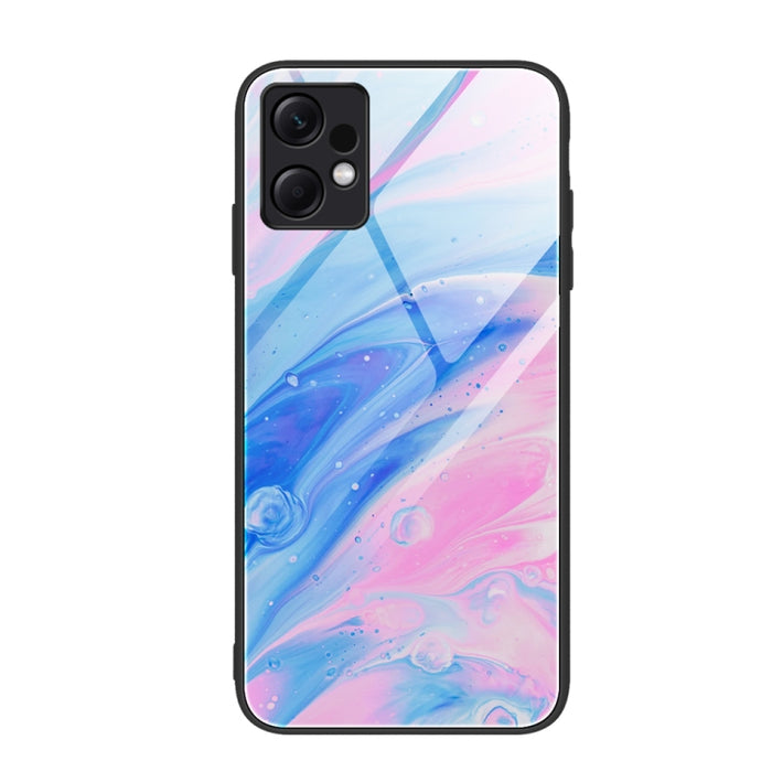 Estuche protector de teléfono de vidrio con patrón de mármol, For Xiaomi Redmi Note 12 4G Global, For Xiaomi Redmi Note 12 Turbo
